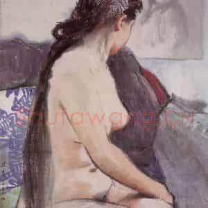 1956年 宗其香《人体》国画人物作品图片鉴赏