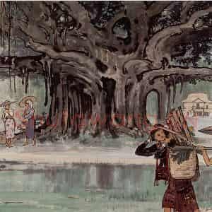 1959年 宗其香《赶街去》国画综合作品图片鉴赏