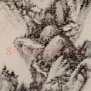 卢子枢《山水图屏》国画山水写意作品图片鉴赏
