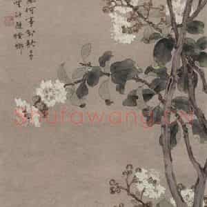 邓白《捕蝉图轴》国画花鸟工笔作品图片鉴赏