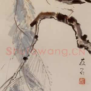 杨丙垚《花鸟图轴》国画花鸟写意作品图片鉴赏