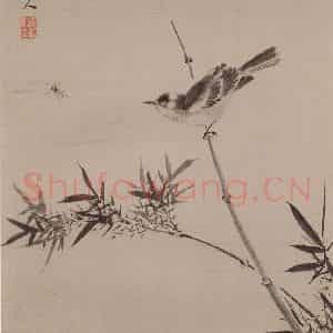 张穆《送胡大定北上诗画册十一》国画花鸟工笔作品图片鉴赏