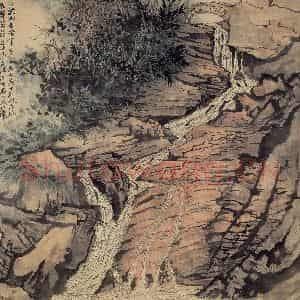 1957年 陆俨少《浙闽游册》国画山水作品图片鉴赏