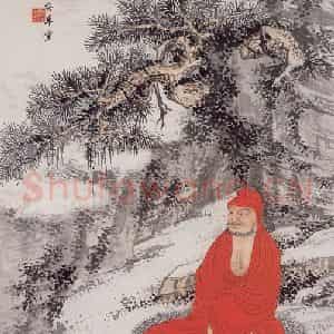 1931年 陆俨少《无量寿佛》国画综合作品图片鉴赏