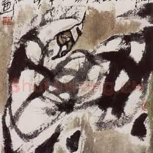 2003年 赵贵德《忆汉月》国画综合作品图片鉴赏