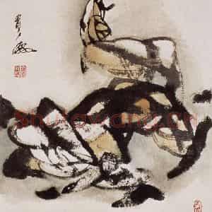 2003年 赵贵德《朝天乐》国画综合作品图片鉴赏
