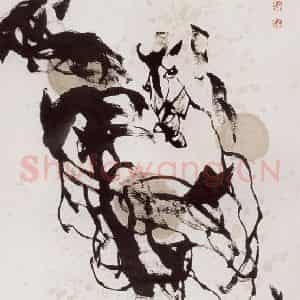 2002年 赵贵德《望春回》国画综合作品图片鉴赏