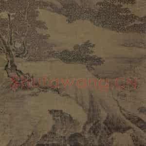 宋代 朱锐《盘车图》国画综合作品图片鉴赏