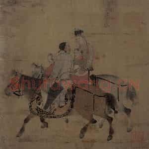 宋代《文姬图》国画综合作品图片鉴赏