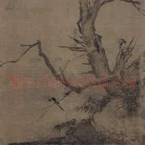 宋代《雪景山水图》国画山水作品图片鉴赏