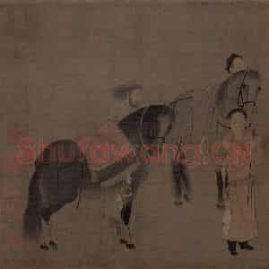 宋代《北齐校书图》国画综合作品图片鉴赏