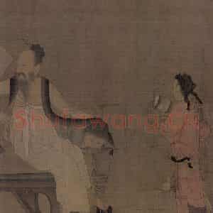 宋代《北齐校书图》国画综合作品图片鉴赏