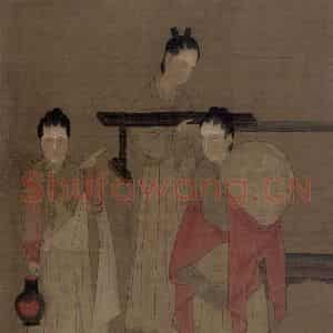 宋代《北齐校书图》国画综合作品图片鉴赏