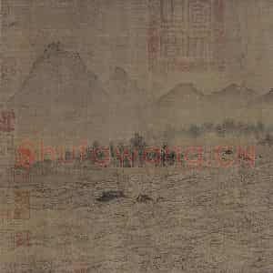 宋代《赤壁图》国画综合作品图片鉴赏