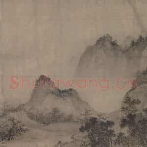 宋代《平林霁色图》国画综合作品图片鉴赏