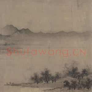 宋代《平林霁色图》国画综合作品图片鉴赏