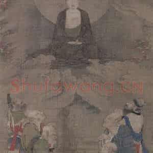 宋代 周季常《五百罗汉图:云中显现》国画综合作品图片鉴赏