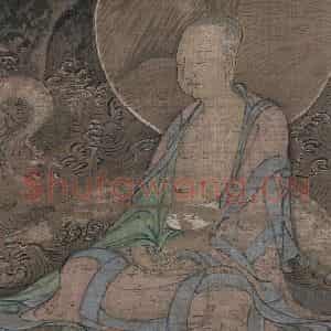 宋代 周季常《五百罗汉图:洞中入定》国画综合作品图片鉴赏