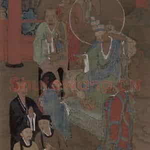 宋代 周季常《五百罗汉图:应身观音》国画综合作品图片鉴赏