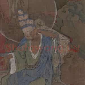 宋代 周季常《五百罗汉图:应身观音》国画综合作品图片鉴赏