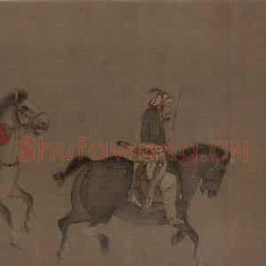 宋代《番骑图》国画综合作品图片鉴赏