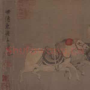 宋代《番骑图》国画综合作品图片鉴赏