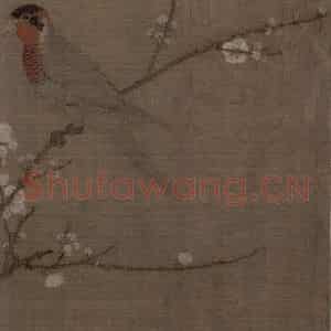 宋代 赵佶《五色鹦鹉图》国画花鸟作品图片鉴赏