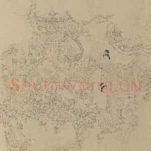 宋代《道子墨宝：诸神朝谒图》国画人物工笔作品图片鉴赏