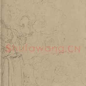 宋代《道子墨宝：诸神朝谒图》国画人物工笔作品图片鉴赏