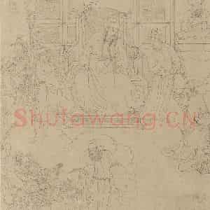 宋代《道子墨宝：地狱变相图》国画人物工笔作品图片鉴赏