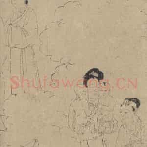 宋代《道子墨宝:地狱变相图》国画人物工笔作品图片鉴赏