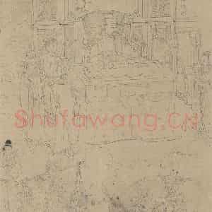 宋代《道子墨宝：地狱变相图》国画人物工笔作品图片鉴赏