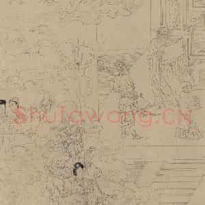 宋代《道子墨宝:地狱变相图》国画人物工笔作品图片鉴赏