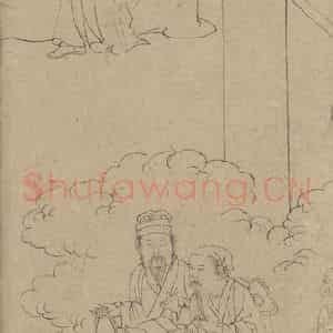 宋代《道子墨宝：地狱变相图》国画人物工笔作品图片鉴赏