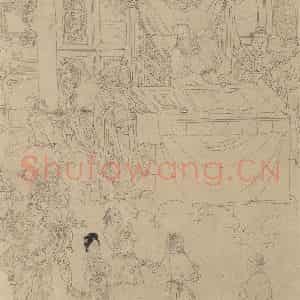 宋代《道子墨宝：地狱变相图》国画人物工笔作品图片鉴赏
