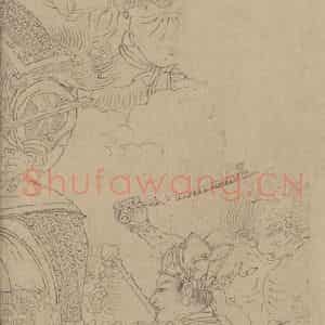 宋代《道子墨宝：搜山图》国画人物工笔作品图片鉴赏