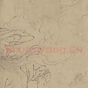 宋代《道子墨宝：搜山图》国画人物工笔作品图片鉴赏