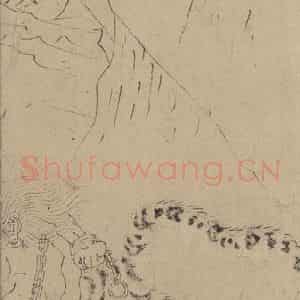 宋代《道子墨宝：搜山图》国画人物工笔作品图片鉴赏