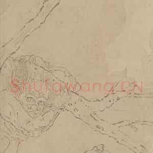 宋代《道子墨宝：搜山图》国画人物工笔作品图片鉴赏
