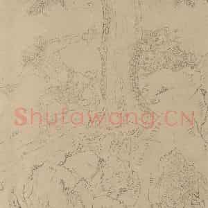 宋代《道子墨宝:搜山图》国画人物工笔作品图片鉴赏