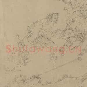 宋代《道子墨宝：搜山图》国画人物工笔作品图片鉴赏