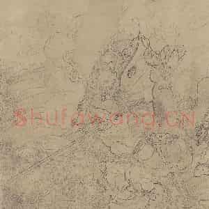 宋代《道子墨宝：搜山图》国画人物工笔作品图片鉴赏