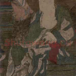 宋代《罗汉图》国画人物工笔作品图片鉴赏