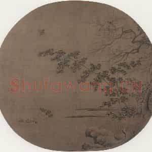 宋代《秋汀水禽图》国画山水工笔作品图片鉴赏