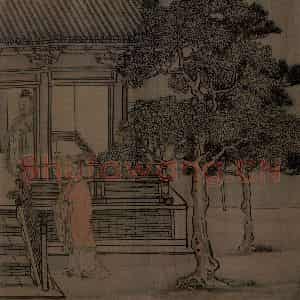 宋代 李唐（传）《晋文公复国图》国画人物工笔作品图片鉴赏