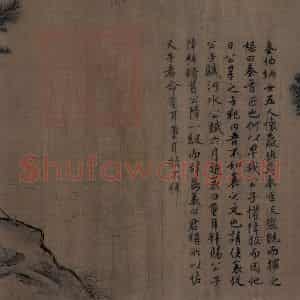 宋代 李唐（传）《晋文公复国图》国画人物工笔作品图片鉴赏