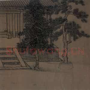 宋代 李唐(传)《晋文公复国图》国画人物工笔作品图片鉴赏