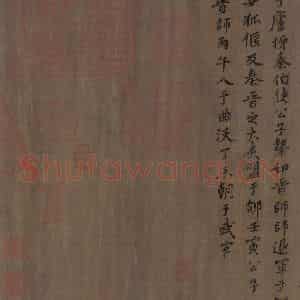 宋代 李唐（传）《晋文公复国图》国画人物工笔作品图片鉴赏