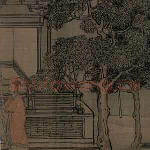 宋代 李唐(传)《晋文公复国图》国画人物工笔作品图片鉴赏