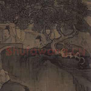 宋代 李唐（传）《晋文公复国图》国画人物工笔作品图片鉴赏